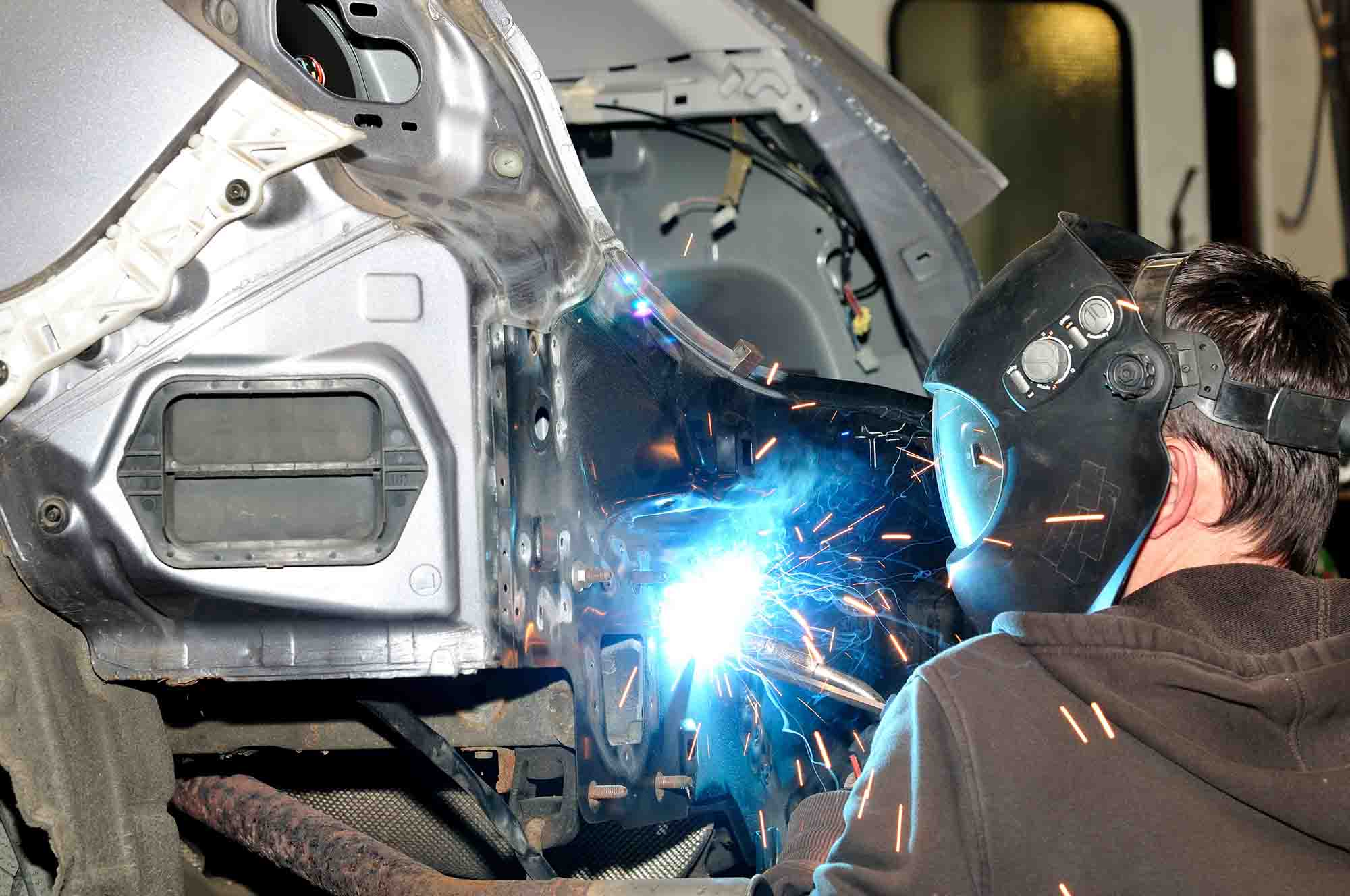 Body,Shop,Worker,Welding,Car,Panel.